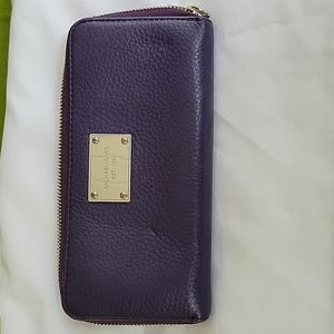 Michael Kors purple wallet